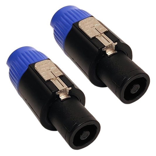 2x PA Lautsprecherstecker 4-Polig Schraubmontage Boxenstecker Speakon®Kompatibel