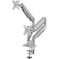 Tischhalterung 2 Monitore Lifter bis 32" USB Audio beweglicher Doppel Monitorarm