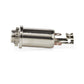2x Klinkenbuchse 3,5mm Stereo Rund Aux Einbaubuchse Audio Klinke Vollmetall