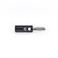 10x Bananenstecker Schwarz schraubbar 4mm Labor Audio Netz Telefon Stecker