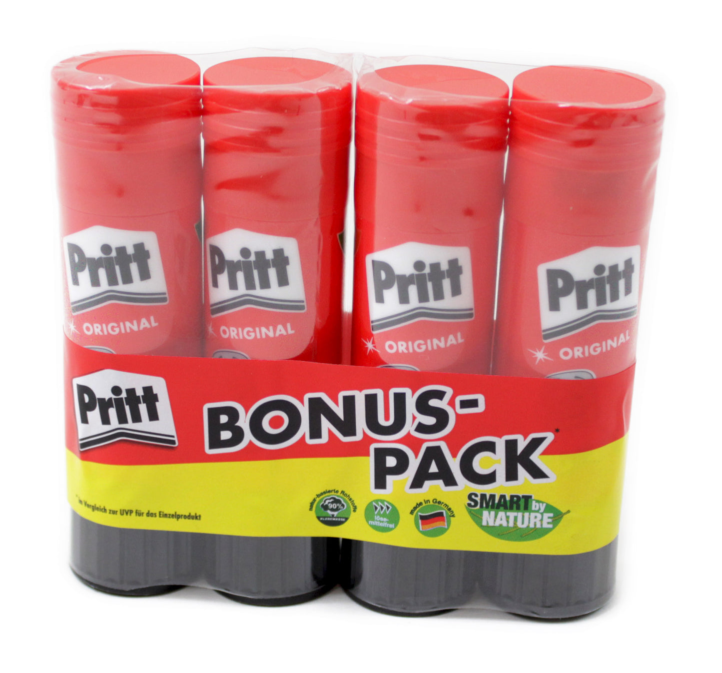 4x Pritt Klebestift Sparpack 11g Lösemittelfrei Kleber Stick Prittstift Basteln
