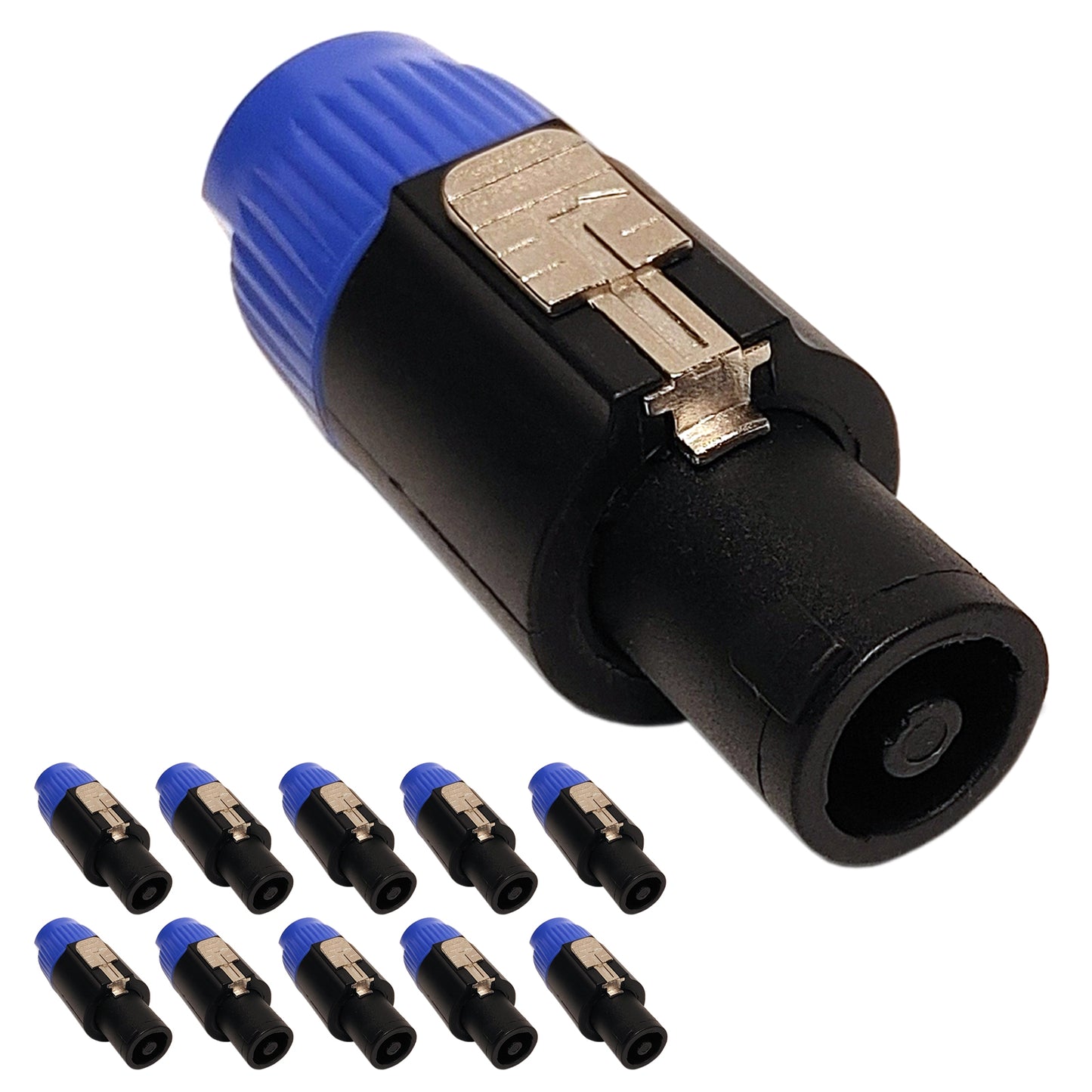 10x PA Lautsprecherstecker 4-Polig Audio Kabel Boxenstecker Speakon®Kompatibel