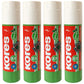 4x Klebestift Kores Eco 10g starke Klebesticks Lösemittelfrei Bastelkleber 40g