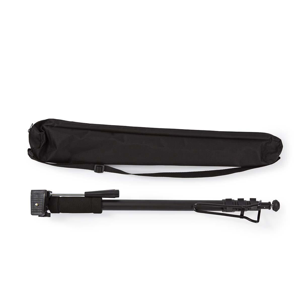 Einbeinstativ für Foto Video Kameras mit Stativkopf Tasche Alu Stativ Monopod