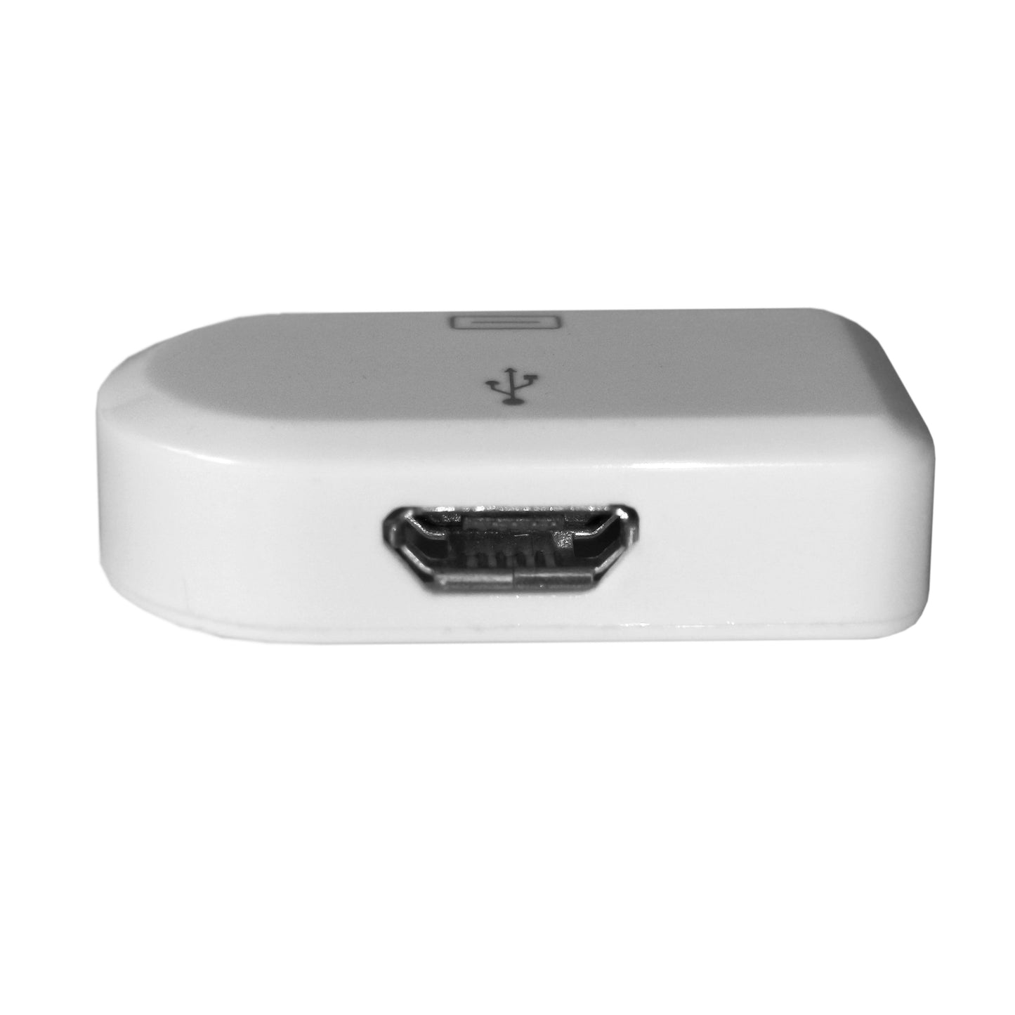 Adapter 30-Pin zu Micro USB Valueline Apple-kompatibel für iPhone iPad iPod Weiß