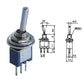 Micro Kippschalter 3 Polig 2 Stellungen Ein/EIN 250V 1A Miniatur Schalter Mini