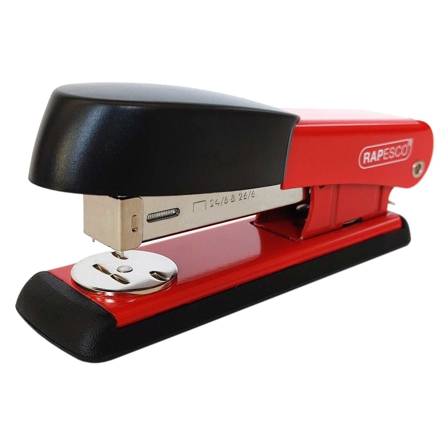 Bürohefter mit Heftklammern 26/6mm 24/6mm 25 Blatt Farbwahl Büro Tacker Hefter