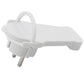 Schutzkontakt Winkelstecker Ultraflach Weiß Flachstecker 250V Schuko Stecker