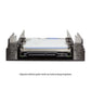 Einbaurahmen HDD SSD 2x 2,5" auf 1x 3,5" Festplatten Laufwerksschacht Adapter