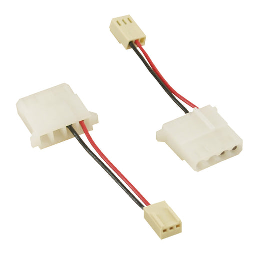 Lüfter Adapterkabel 3-polig auf 4-polig / 5V-Molex Mainboard 12V Netzteil DC