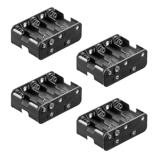 4x Batteriehalter für 10x AA Mignon Zellen Akkuhalter 2x5 Batteriegehäuse HR6