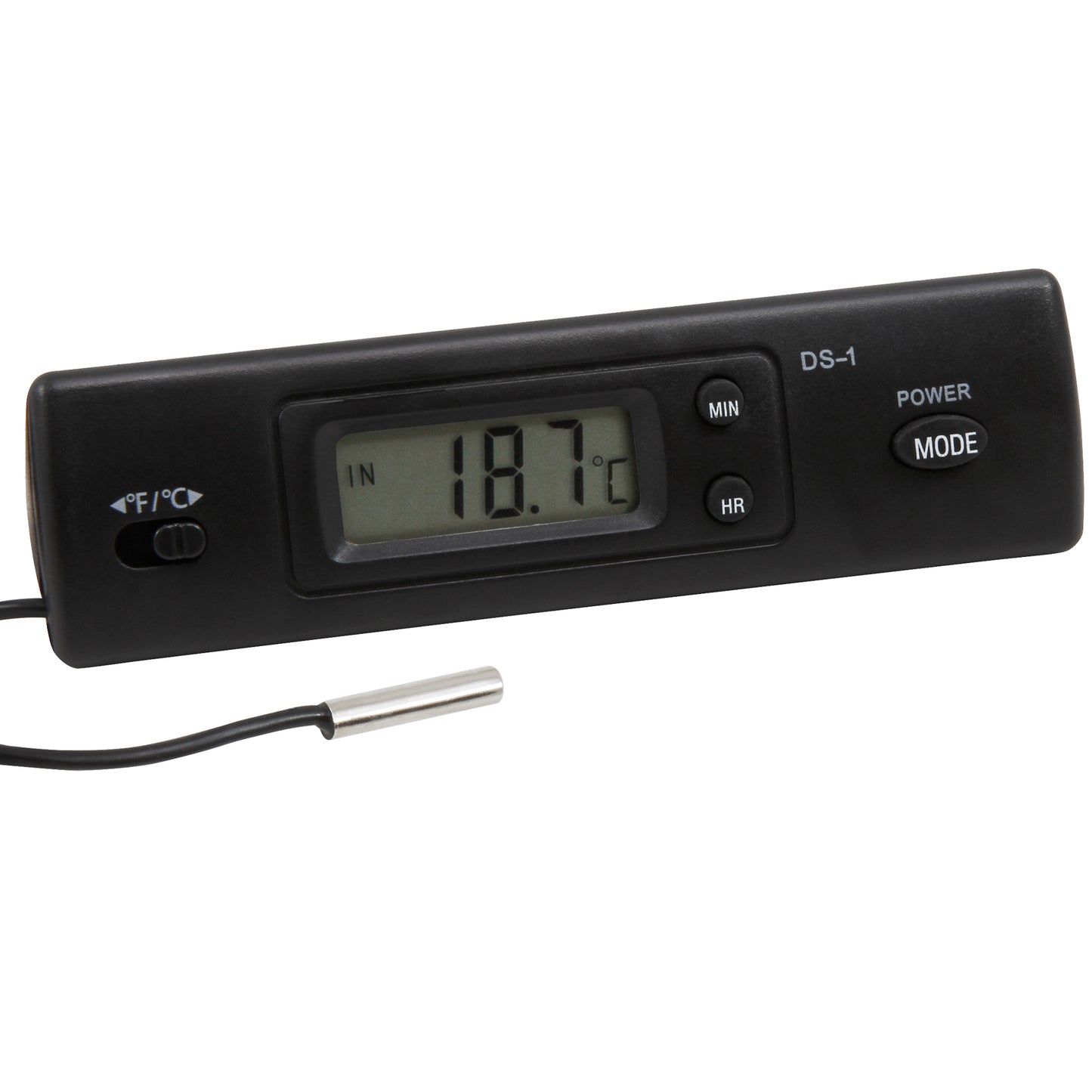 Thermometer digital LCD mit Sensorkabel Innen Außen °C °F Temperatur Anzeige