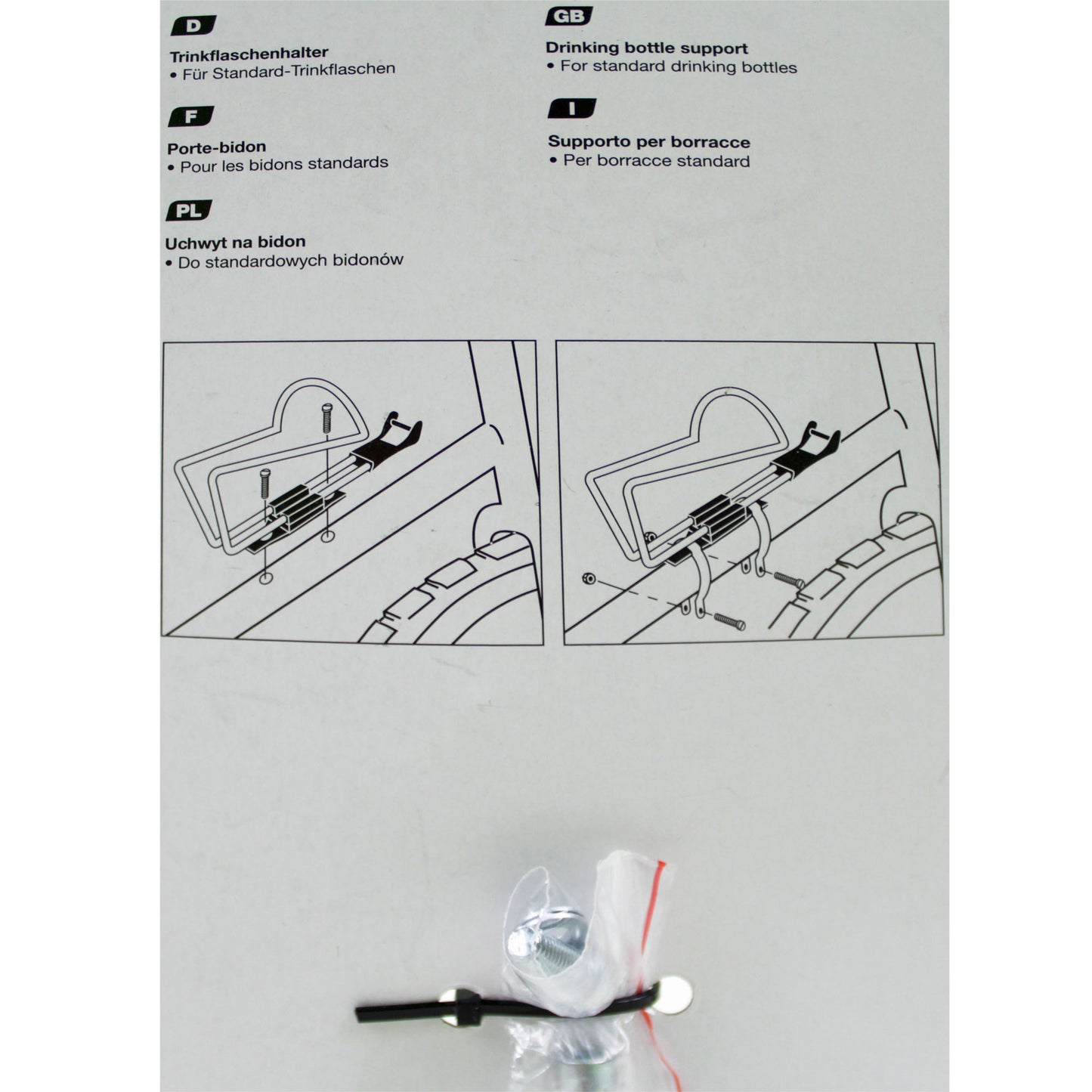 Fahrrad Trinkflaschenhalter Aluminium Fischer 086 Getränkehalter Standard