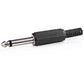 10x 6,35mm Klinke Audio Stecker Mono Knickschutz Löten Klinkenstecker 10 Stück