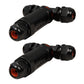 2x Kabel-T-Verbinder Wasserdicht 3-Polig 1,5mm² Kabelmuffe 250V 16A Dosenmuffe