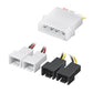 PC Lüfter Stromkabel 5,25" auf 2x 12V / 2x 5V Stecker 4-fach Verteiler Adapter