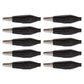 10x Krokodilklemmen Schwarz 55mm isoliert Prüfklemmen Krokoklemmen Messklemmen