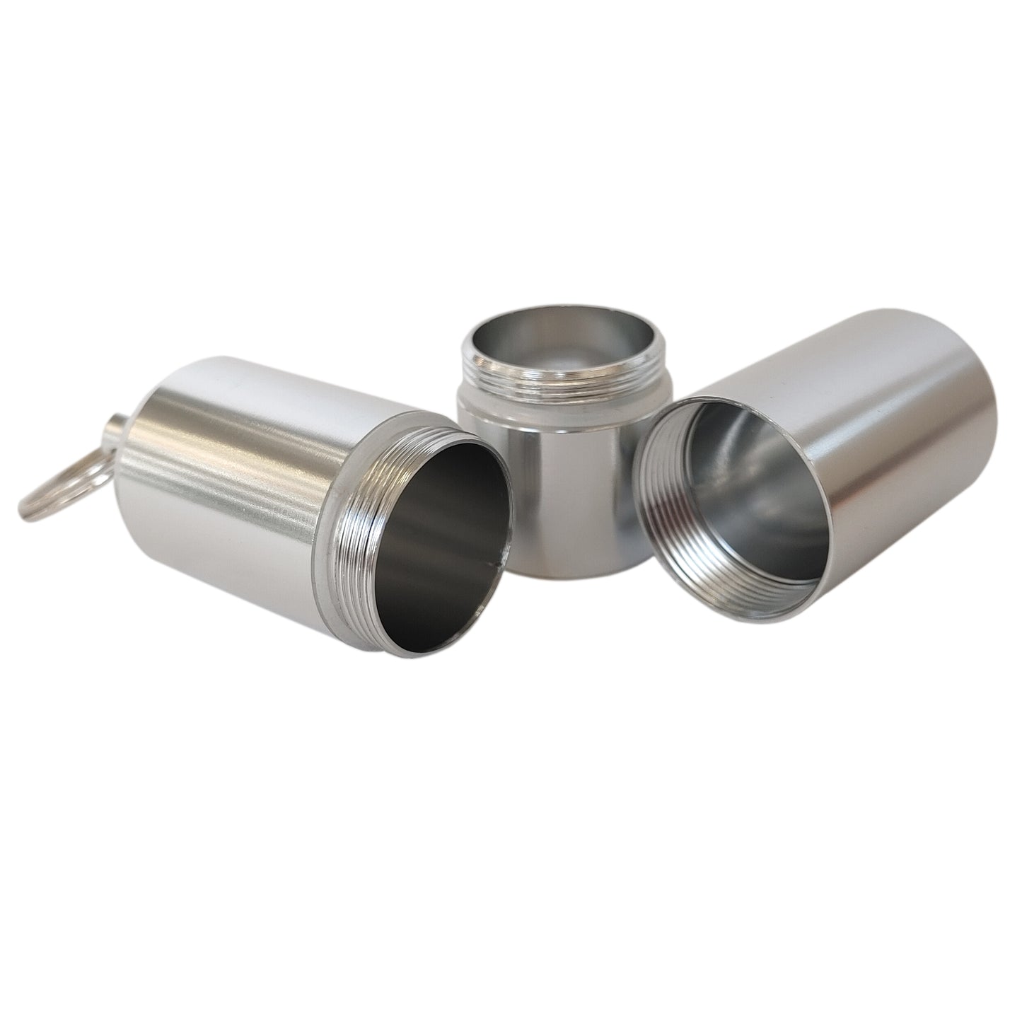 Schlüsselanhänger Wasserdicht 3-Tlg Geheimfach Anhänger Pillendose Tablettendose