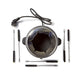 Fondue Set 6 Personen Elektrisch BBQ Topf für Käse Schoko Fleisch Party Grillen