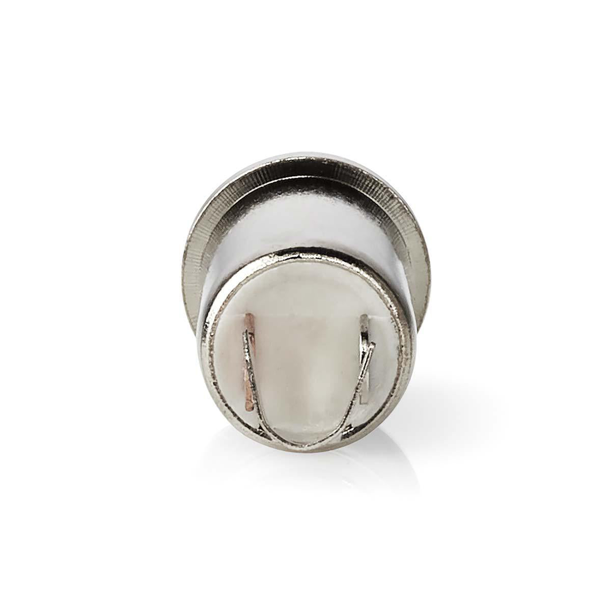 2x Klinkenbuchse 3,5mm Stereo Rund Aux Einbaubuchse Audio Klinke Vollmetall