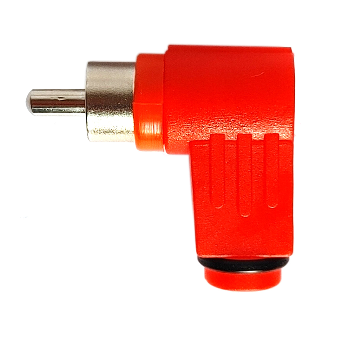 10x Cinch Winkelstecker Rot zum Löten RCA Audio Stecker gewinkelt Chinch Set