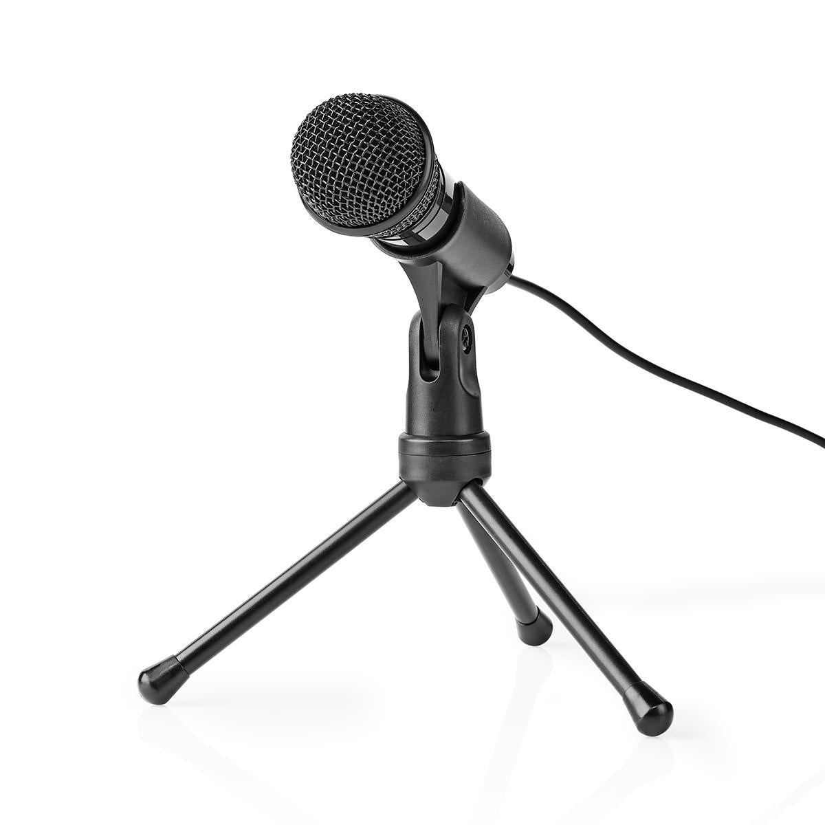 Kondensator-Mikrofon mit Stativ für PC Notebook Smartphone 3,5mm Klinke Ständer