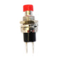 Einbau Drucktaster Mini Rund Rot Schließer 50V 7mm 2-Kontakte 1Polig Schalter 1A