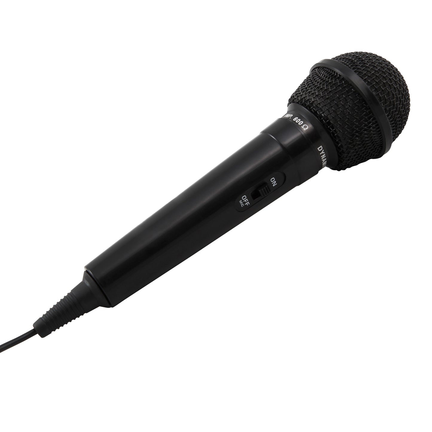 Dynamisches Mikrofon DM-202 in Schwarz / inkl. 2m Kabel / 6,35 mm Klinke