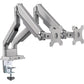 Tischhalterung 2 Monitore Lifter bis 32" USB Audio beweglicher Doppel Monitorarm