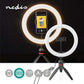 Ringlicht + Tischstativ LED Ringleuchte Fotolicht Studiolicht Lampe Selfie Handy
