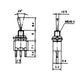 Micro Kippschalter 3 Polig 2 Stellungen Ein/EIN 250V 1A Miniatur Schalter Mini