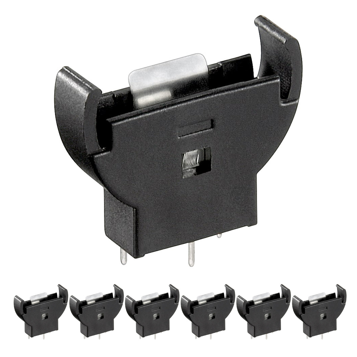 6x Knopfzellenhalter Vertikal CR2012-CR2032 Batterieanschluss Batteriehalterung