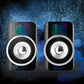 Lautsprecher System 2.0 LED Beleuchtet PC Notebook Soundsystem Boxen USB 3,5mm