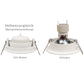 4x LED Einbaumodul 5W Ultra Flach Warmweiß GU10 MR16 Ersatz 230V Leuchte 3000K