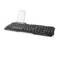 Gaming Tastatur US-International-Layout LED Beleuchtung USB Keyboard Handyhalter