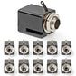 10x Klinkenbuchse 6,35mm Stereo Aux Gehäuse Chassis Einbaubuchse Audio Klinke